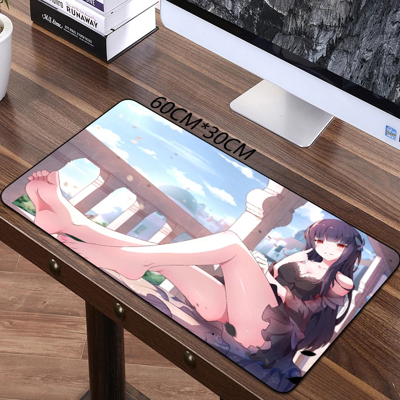 Большой офисный коврик для мыши FFFAS 60x30 см игровой клавиатура компьютерная