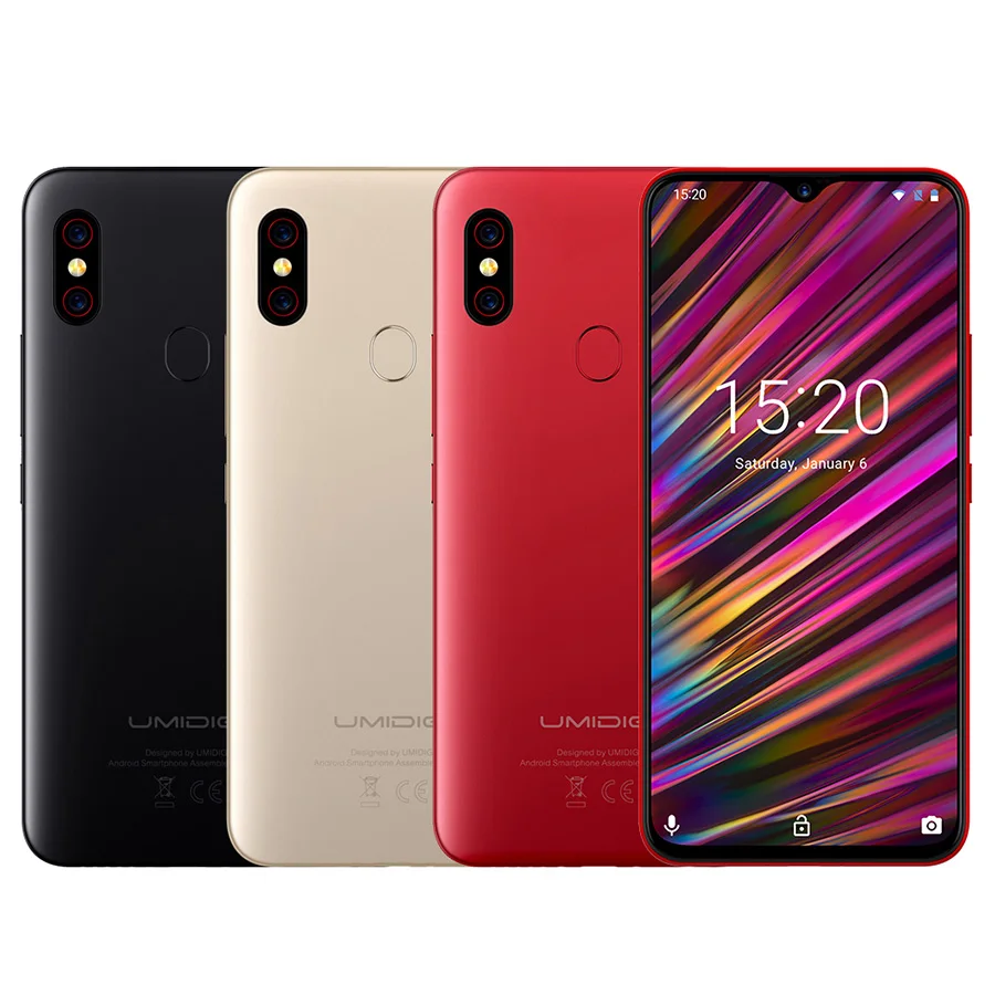 UMIDIGI F1 Android 9,0 6," капля FHD+ дисплей Helio P60 4 Гб ОЗУ 128 Гб ПЗУ 5150 мАч 18 Вт Быстрая зарядка смартфон NFC 16 мп телефон