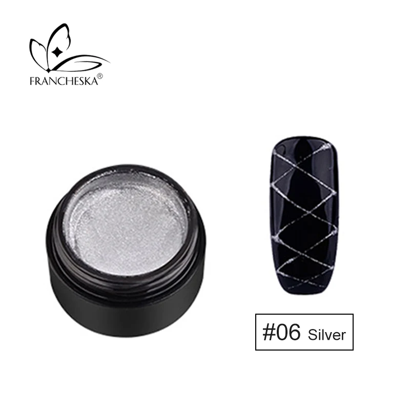 HOT SLAE Spider Gel Nail Art Line Silk Point Creative Pulling Wire Painting Gel Varnish spider web gel 3D Emboss soak off white