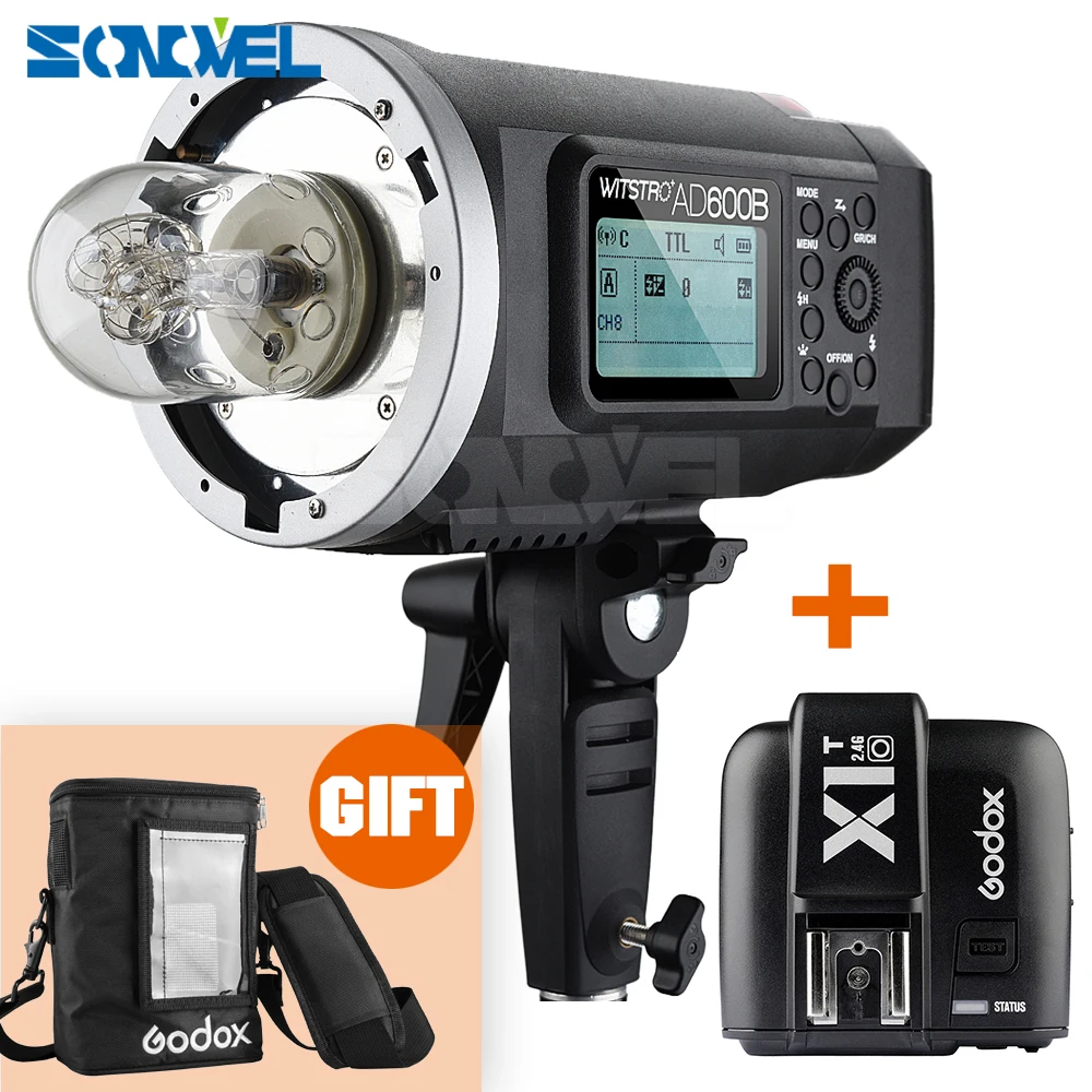 

Godox 2.4G Wireless AD600B Bowen Mount TTL Flash Speedlite +X1T-O Trigger For Olympus Panasonic DMC-G85 DMC-GH4 DMC-GX85