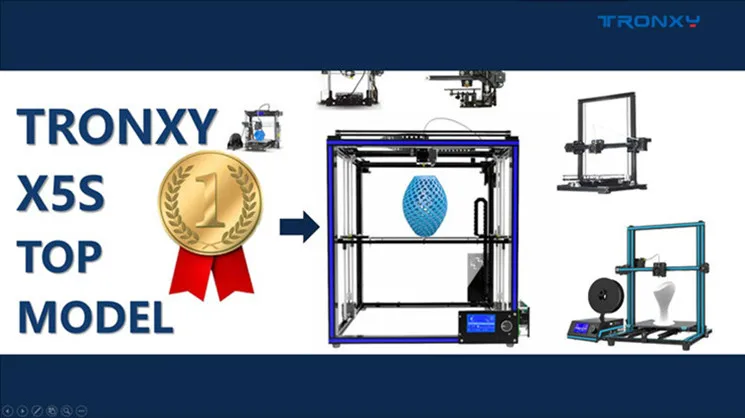 Горячая Распродажа TRONXY X5S размер печати 330*330*400 мм 3d принтер Полный алюминиевый профиль 3d печать