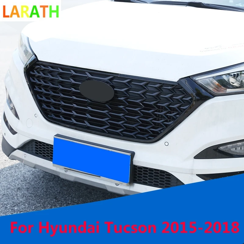 Для hyundai Tucson- FUSION гоночная решетка гриль Передняя Маска Крышка грили подходит для FUSION MONDEO черный серебристый автомобильный Стайлинг