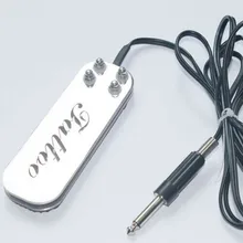 Мини-тату педаль переключатель нержавеющая педаль татуировки машина Пистолет наборы 2 цвета источник питания