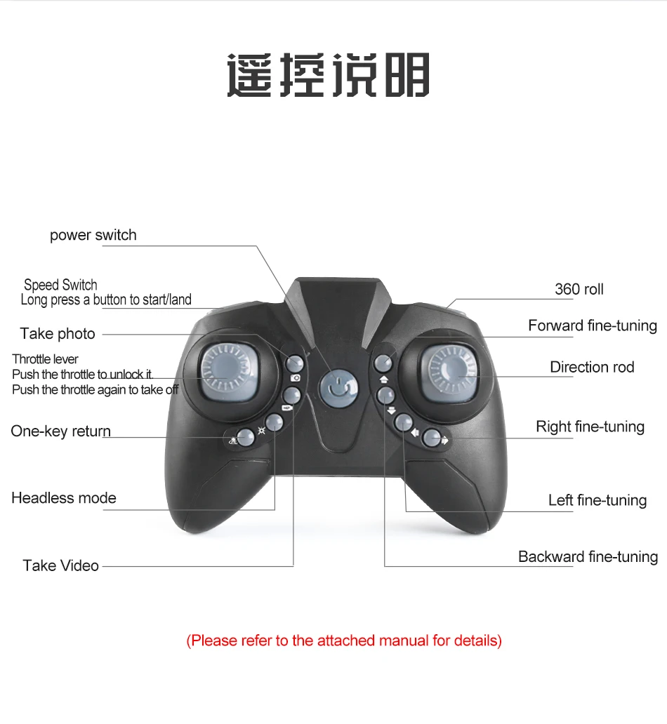 Quadcopter with 2MP Camera Mini Foldable RC Drone M11 2.4GHz 6-Axis Gyro WiFi FPV Drone Good Choice for Helicopter Training (19)