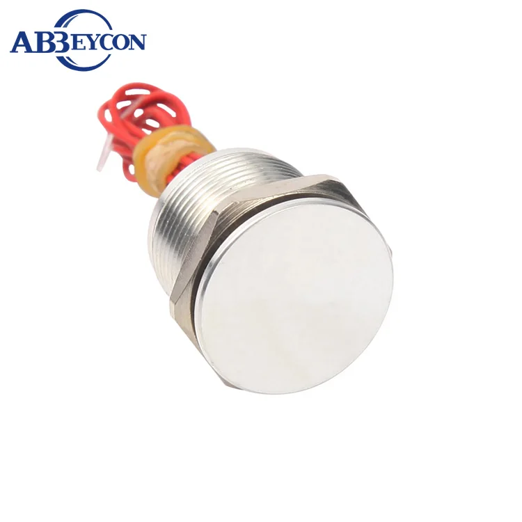 

16mm Waterproof Push Button Momentary Flat Flush Underwater Use Wired Silver IP68 metal Piezo Switch push button