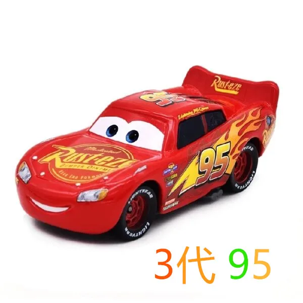 disney Pixar машина 3/2 Lightning McQueen Джексон Storm 1:55 литого металла сплава Модель автомобиля игрушечный автомобиль, платье для дня рождения, рождественский подарок - Цвет: 2