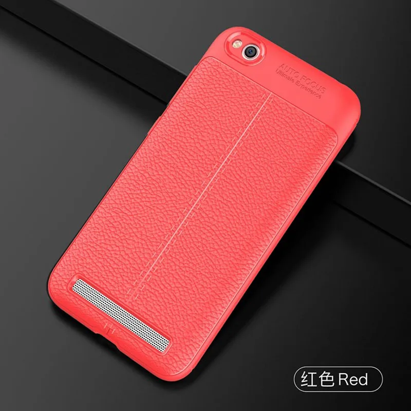 YUETUO Мягкий ТПУ чехол на заднюю панель телефона, чехол, чехол для xiaomi redmi 5a 5 a для xiomi ksiomi redmi 5a силиконовые аксессуары - Цвет: red