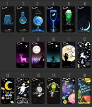

Noctilucent Case for iphone 6 6s 7 8 plus X Luminous cup Wishing Bottle Moon Astronaut Sika deer Antelope Goldfish Firefly Shell