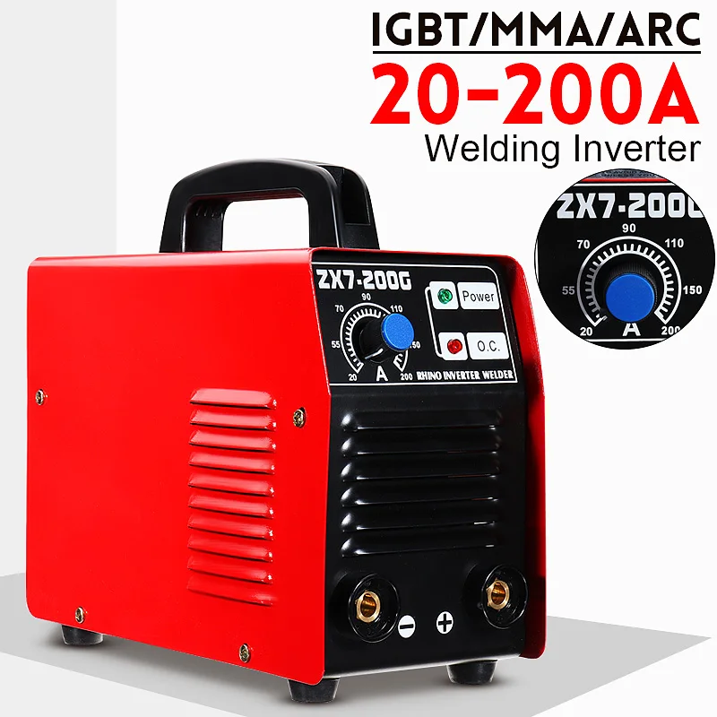 

20-200A 220V IGBT Portable Handheld Welding Machine Inverter Arc Welders Inverter Welding machine