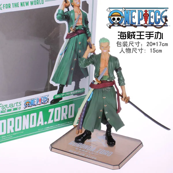

Free Shipping Anime One Piece Zoro 6" 15cm Two Years Later One Piece PVC Action Figures Toy Doll Model Collection