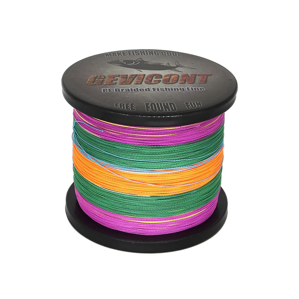 Рыболовная леска 1000 м 1094yds большая игра Multifilament 4 нити PE плетеная 10 100LB сильная