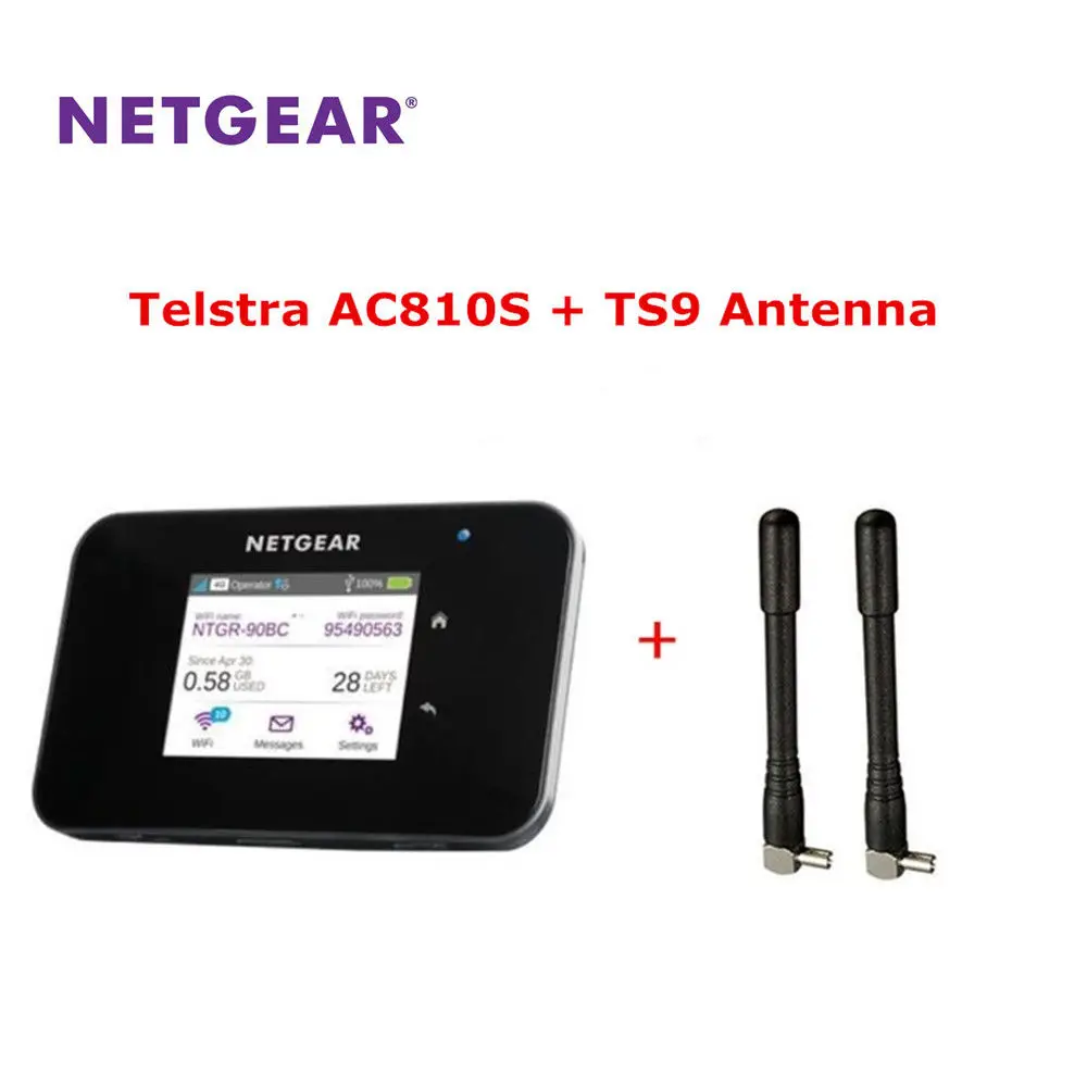 Unlocked Netgear Aircard AC810S WiFi Router 4G LTE Cat11 600Mbps 2 PCS Antenna | Компьютеры и офис