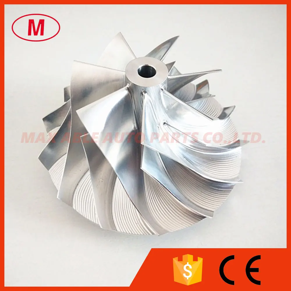 

HY55 High Performance Turbo Billet compressor wheel 69.91/103.00mm 7+7 blades for Lve*co Cursor 13 4046945/4046945/504000453
