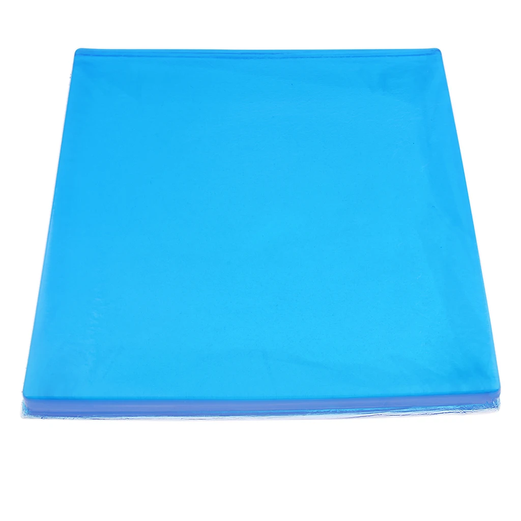 25*25*2CM Motorcycle Seat Gel Pad Shock Absorption Mat  Motorbike Scooter Comfortable Soft Gel Cushion Blue