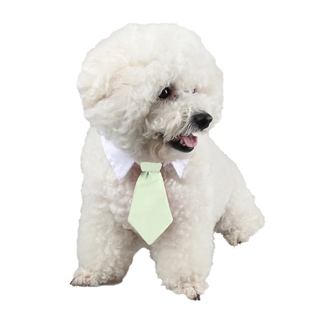 Аксессуары для кошки, собаки украшения на шею поставки рубашка воротник собака костюм полиэстер плюс хлопок Ткань моющийся шарф для животного галстуки-бабочки