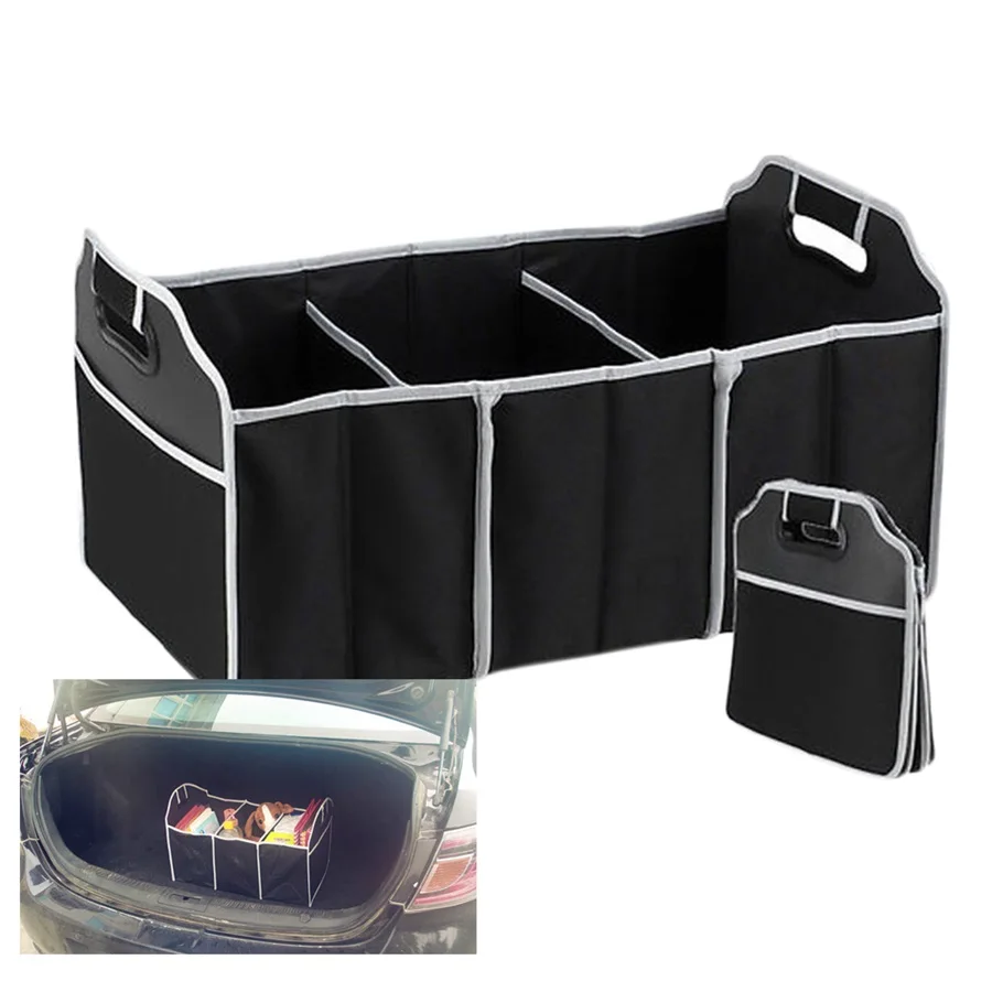 

Car Organizer Automobile Stowing Tidying Car-styling Boot Stuff Food Storage Bags Trunk Organiser Folding Collapsible Hot Hot