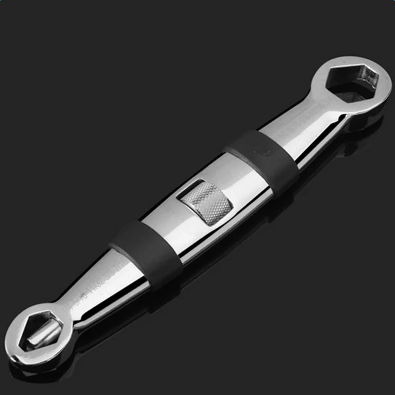 

4.23 In 1 Multifunctional Flexible Type Wrench/7-19mm Adjustable Wrench 40CR-V Ratchet Spanner