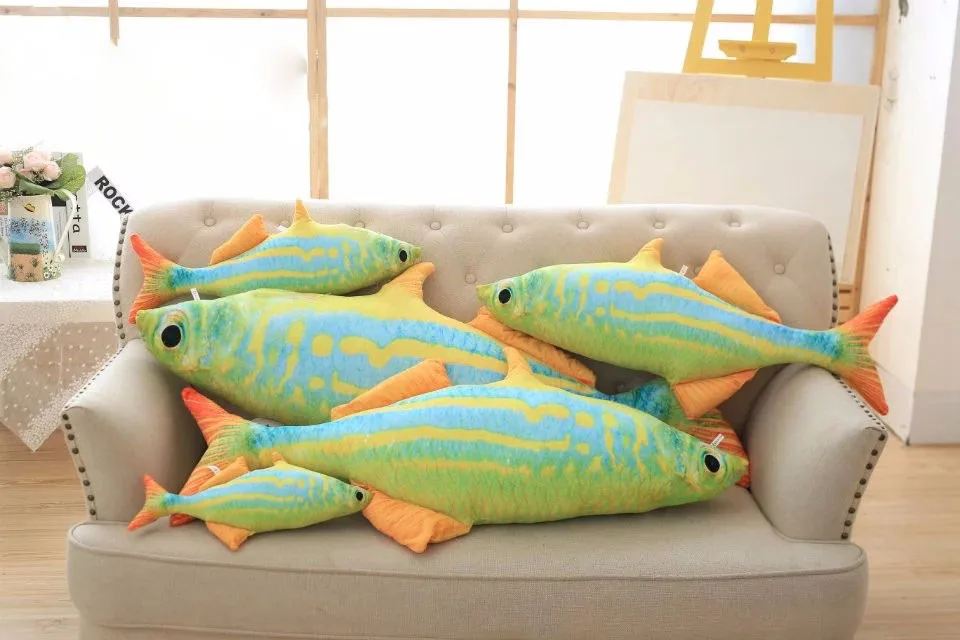 Simulation plush toy creative tropical fish large doll sleeping pillow
