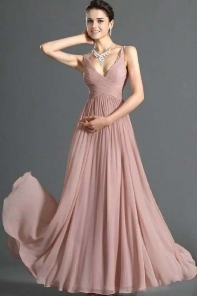 rose colored gowns