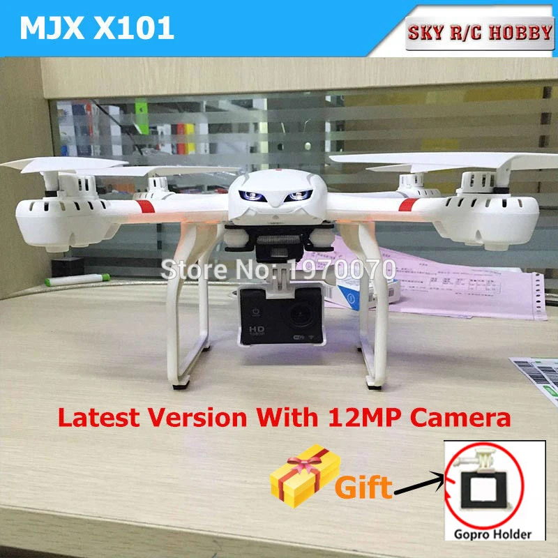 X101S MJX 2,4G 4CH 6-axis FPV WI-FI Камера Квадрокоптер с дистанционным управлением Drone Радиоуправляемый квадрокоптер Вертолет vs X8C X8W X8G H16 yizhan X6 V686G