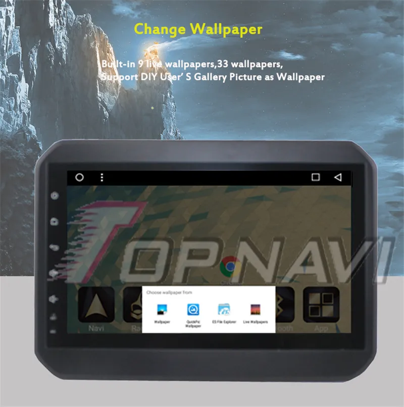 car stereo touch screen For Suzuki Ignis 2017