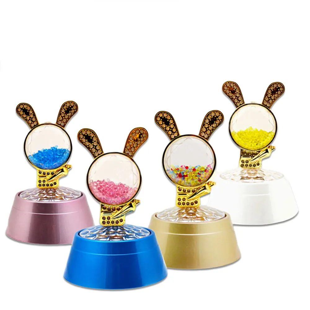 

Colorful Projection Lamp Lights Rabbit Shape Music Box Bedroom Carft Rotating