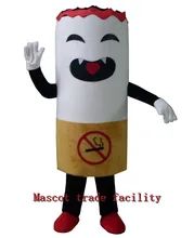Hot sale Adult Smoke Mascot Costume Cigarette Tobacco Pimp Stick Burn Coffin Nail Halloween