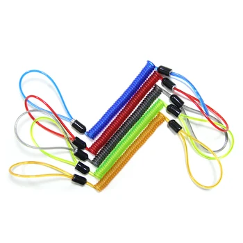 

1.25M Motorcycle Anti-theft Protection Security Reminder Motorbike Helmet Lock Rope Bicycle Scooter Disc Lock Steel Wire Cable
