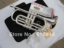 Wholesale Direct selling B the cornet trumpet instrument surface silver plating trumpet