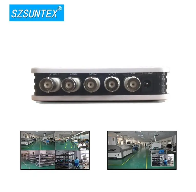 SUNTEX 4 канальная система видеонаблюдения четырехъядерный разветвитель входа 1
