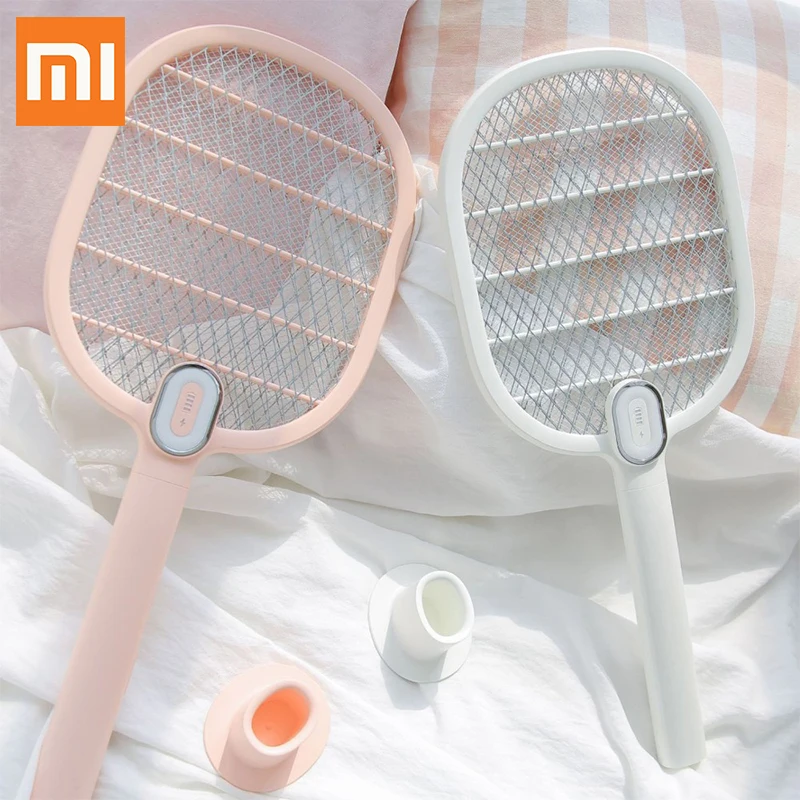 

xiaomi mijia Electric Mosquito Swatter Rechargeable LED Handheld Portable Insect Bug Fly Mosquito Dispeller Killer