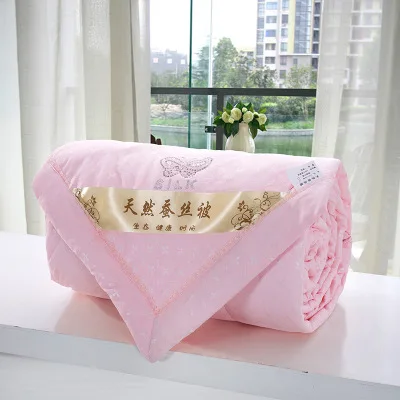 Китайский шелк одеяло для лета королева полный двойной размер одеяло/одеяло наполнитель постельные принадлежности