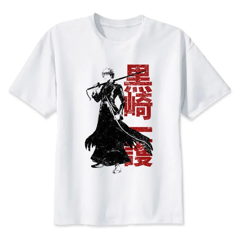 

Bleach Soul Reaper 2017 fashion short t shirt printed Funny t-shirt men tops MR1069