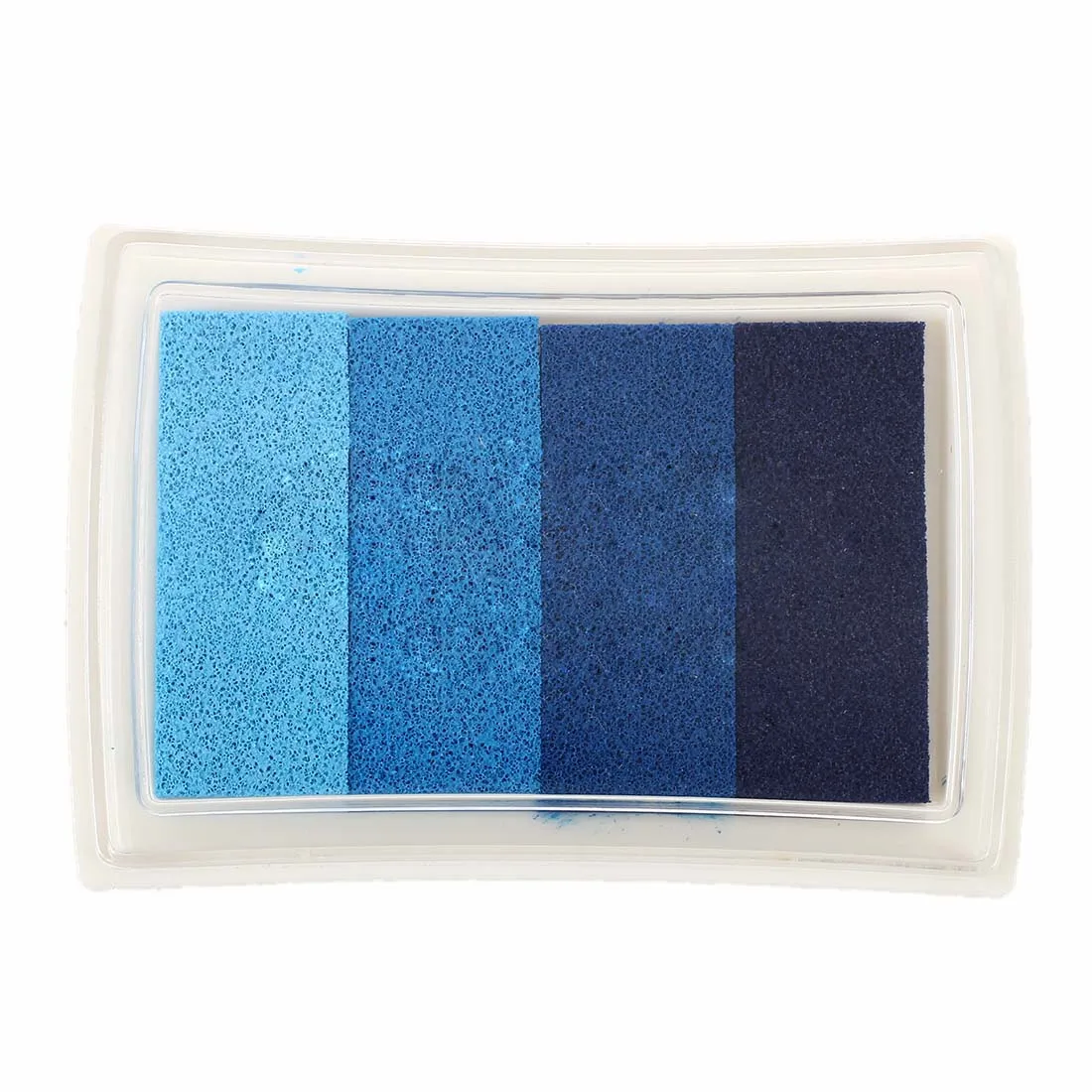 

Blue Multi Gredient 4 Colors Ink Stamp Pad Inkpad Oil Based Inkpad Child-safe