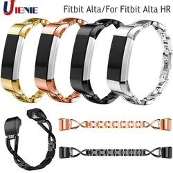 Для Fitbit Alta/Alta огнеупорные часы ремешок Сплав Кристалл умные наручные часы Браслет замена ремешок для Fitbit Alta hr