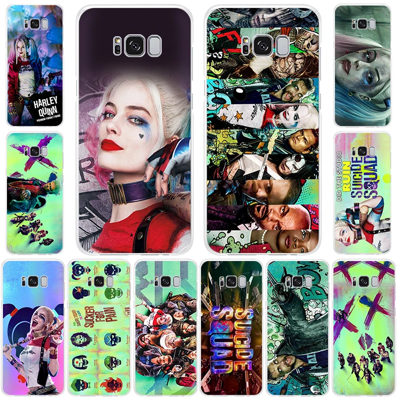 Чехол для телефона Harley quinn прозрачный мягкий ТПУ чехол Samsung Galaxy S10 S10plus S10lite S9 S9plus
