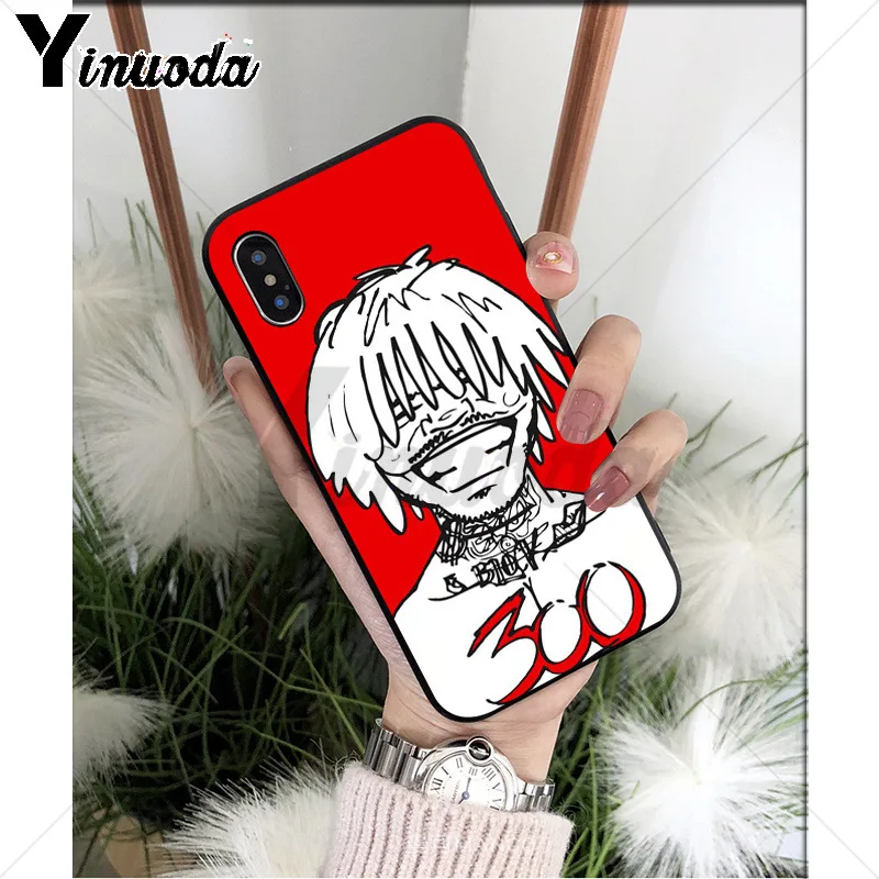 Yinuoda Glo Gang TPU черный чехол для телефона Apple iPhone 8 7 6 6S Plus X XS MAX 5 5S SE XR Чехлы мобильных
