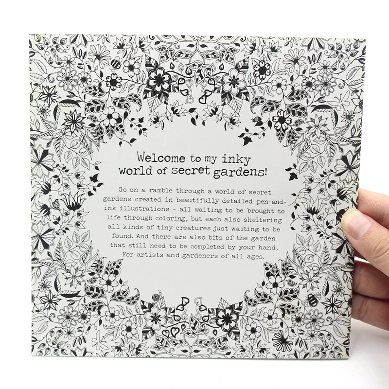 1 PCS 24 Pages Relieve Stress For Children Adult Painting Drawing Book Secret Garden English Edition Kill Time Coloring Book 1 PCS 24 Pages Relieve Stress For Children Adult Painting Drawing Book Secret Garden English Edition Kill Time Coloring Book