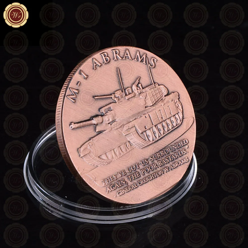 WR Business Souvenir Gifts USA Army Coin American Commemorative Copper Coins Unique Gifts
