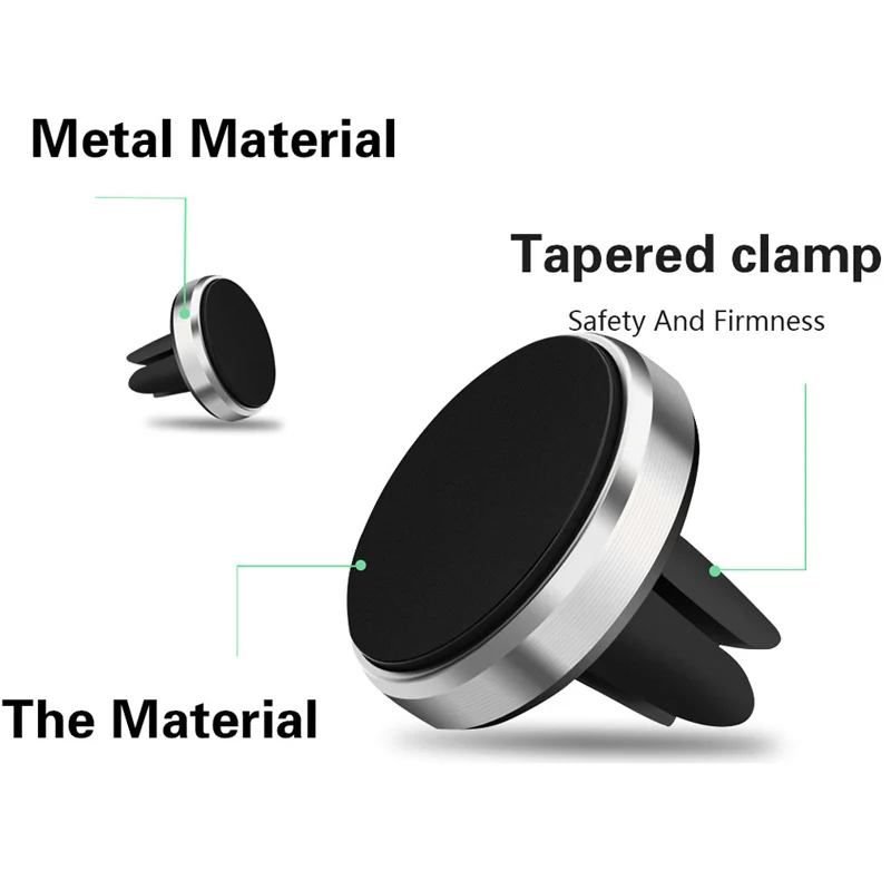 Автомобильный держатель для телефона, магнитный держатель на вентиляционное отверстие, подставка для мобильного телефона для Nissan TIIDA X-TRAIL TEANA Skoda Octavia Honda CRV KIA RIO Lada