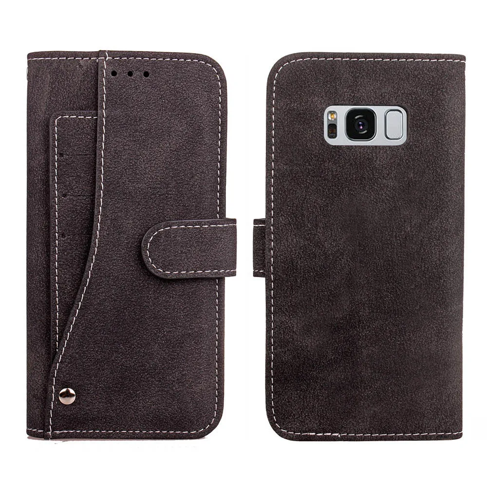 Кожаный чехол-книжка с откидной крышкой для телефона Samsung Galaxy S8 GalaxyS8 S 8 Plus 8plus S8plus SM SM-G950 G950F G955 G955F Чехол-книжка