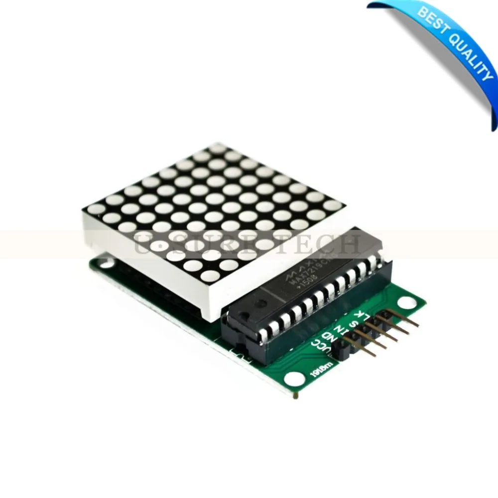 MAX7219 Dot Led Matrix Module MCU LED Display Control Module Kit For