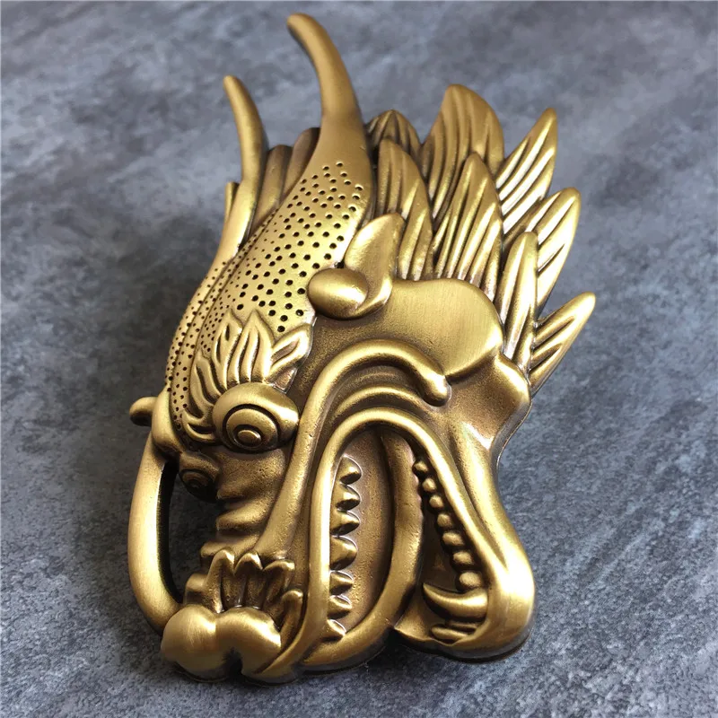 Big Dragon Head Belt Buckle (7)