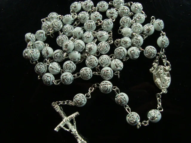 Ожерелье с крестом религиозная, христианская орнамент крест пластиковое ожерелье