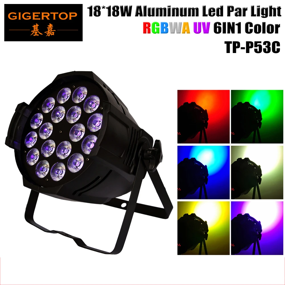 TIPTOP Stage Lighting RGBWA UV Indoor LED Wall Washer Par Light 330W