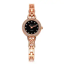 LVPAI Relojes Mujer 2018 Для женщин наручные часы женские Элегантные Аналоговые кварцевые часы Для женщин горный хрусталь браслет платье смотреть # Ni