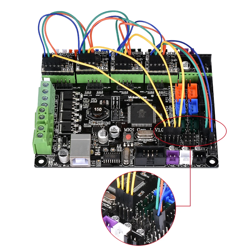 Mks Gen L V1 0 Integrated Control Pcb Board Reprap Ramps 1 4 Support