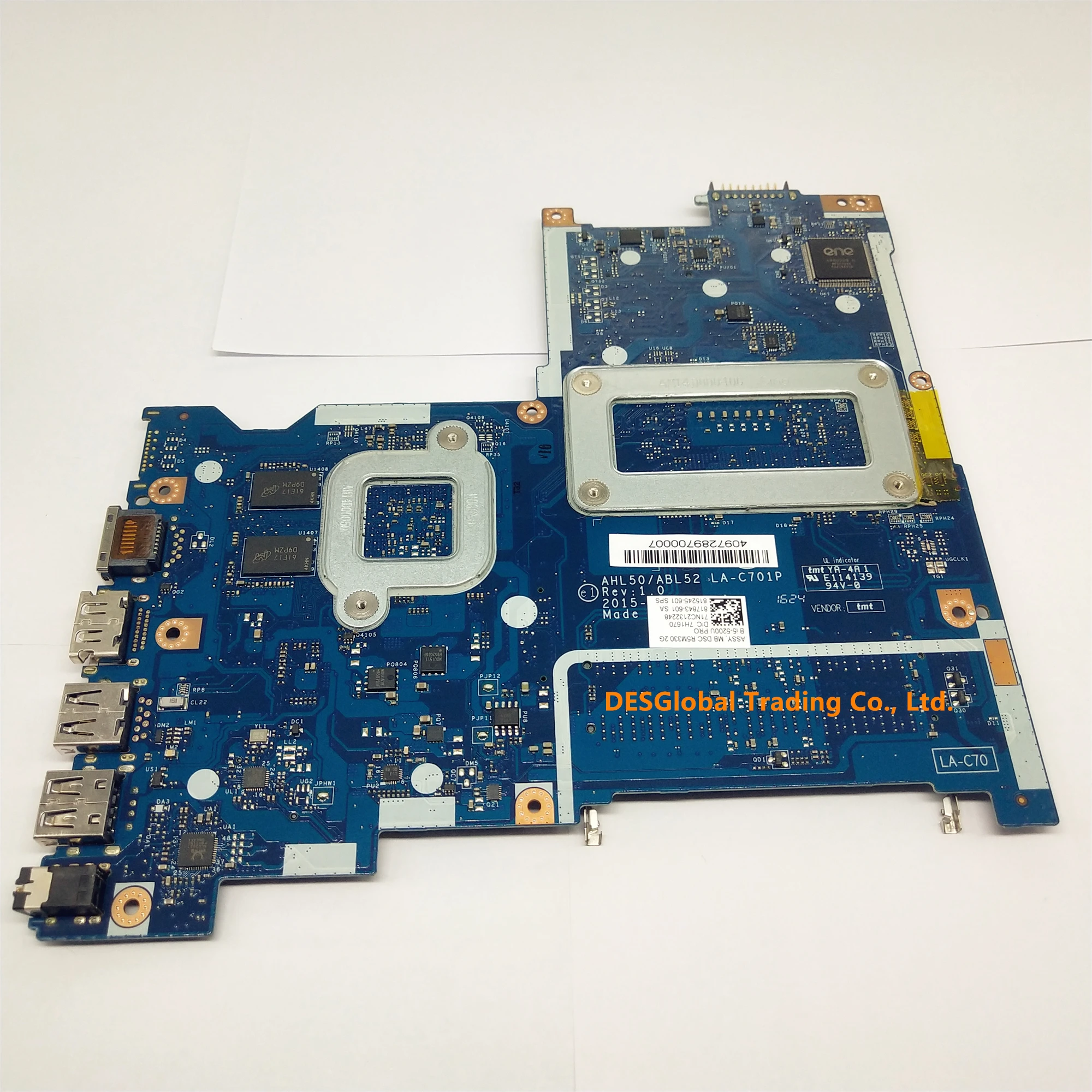 buy  For HP Notebook 15-AC Laptop Motherboard I5-5200U AHL50/ABL52 LA-C701P 815245-001 815245-501 Mainbo