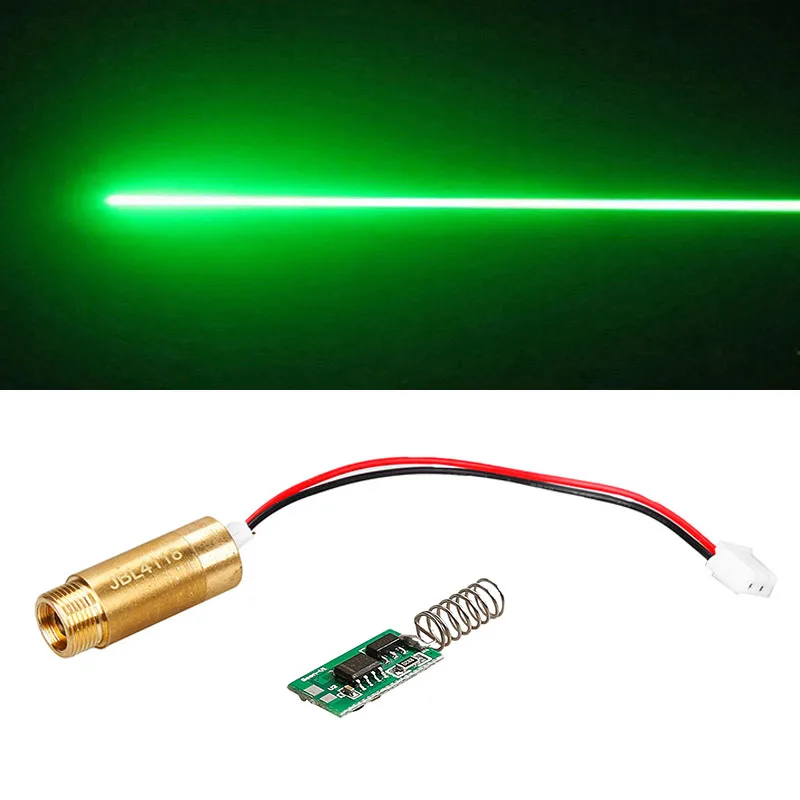 

532nm 50mW Green Laser Module / Laser Diode / light Free Driver / LAB/Steady working
