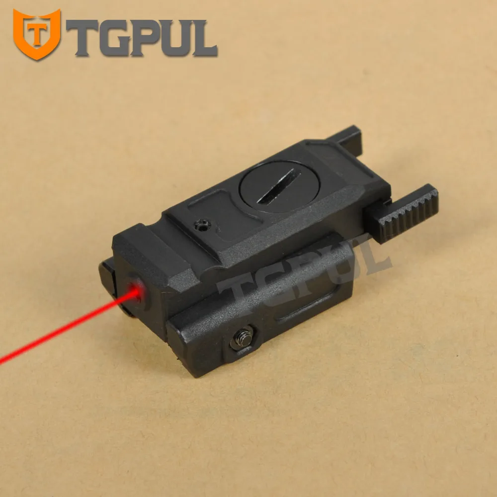 Tgpull baixo perfil arma mira laser tático ponteiro laser airsoft
